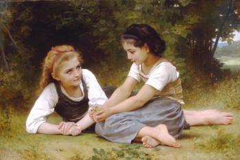 William-Adolphe Bouguereau : Hazelnuts